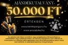 Ajándékutalvány 50000 Ft Értékben