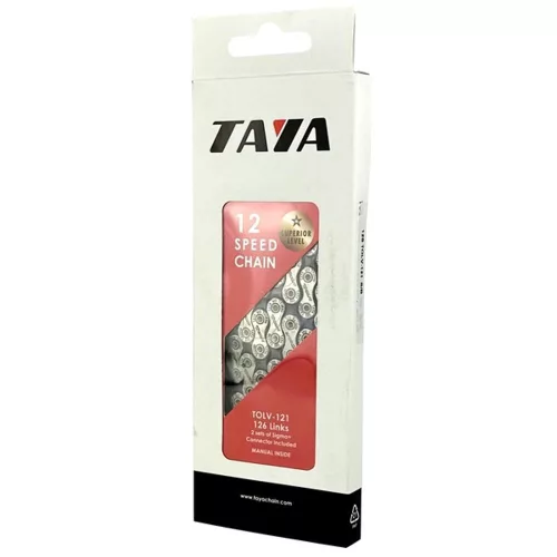 Lánc Kerékpárra Taya 12S Ezüst/Szürk 126L