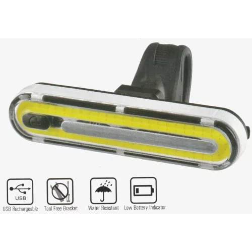 Velotech Akkumulátoros Kerékpár Lámpa Usb Töltős