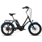 Corratec Life S Ap5 Rd 8 Speed Elektromos Kerékpár, Fekete-Kék, Láncváltó