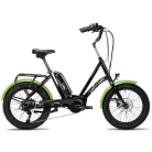 Corratec Life S Ap5 Rd 8 Speed Elektromos Kerékpár, Fekete-Zöld, Láncváltó