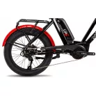 Corratec Life S Ap5 Rd 8 Speed Elektromos Kerékpár, Fekete-Zöld, Láncváltó