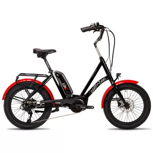 E-Bike Corratec Life S Ap5 Rd 8 Speed, Fekete-Piros, Láncváltós