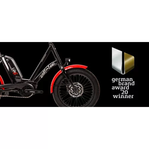 E-Bike Corratec Life S Ap5 Rd 8 Speed, Fekete-Piros, Láncváltós