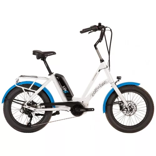 Corratec Life S Ap5 Rd 8 Speed Elektromos Kerékpár, Fehér-Kék, Láncváltó