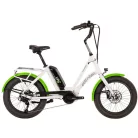Corratec Life S Ap5 Rd 8 Speed Elektromos Kerékpár, Fehér-Zöld, Láncváltó