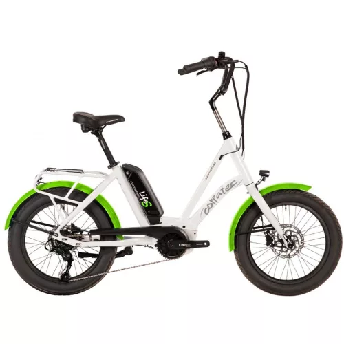 Corratec Life S Ap5 Rd 8 Speed Elektromos Kerékpár, Fehér-Zöld, Láncváltó