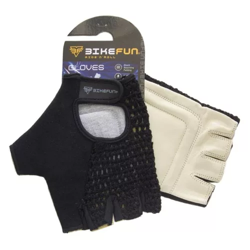Kerékpáros Kesztyű Bikefun Rövid Kötött
