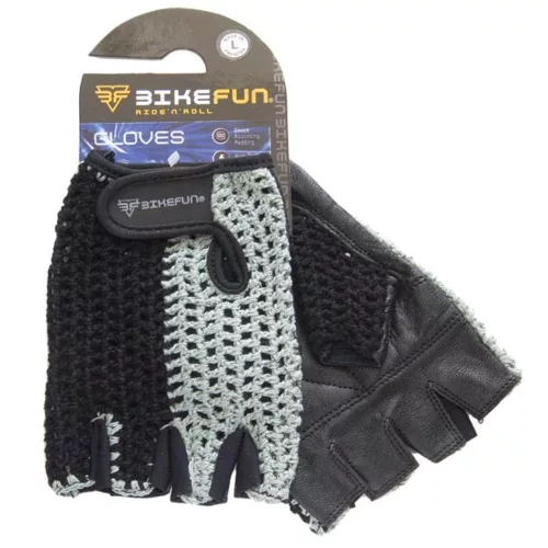 Kerékpáros Kesztyű Bikefun Rövid Kötött