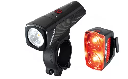 Lámpa Kerékpárra Sigma Buster 800 Szett Usb