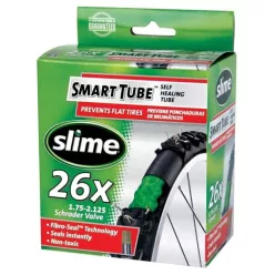   Kerékpár Belső Gumi Slime 26 x 1,75-2,125 Presta szelep = Szingó, Francia, Sclaverand, FV, SV Defektmentesítővel Feltöltve