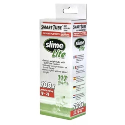 Kerékpár Belső Gumi Slime 700 x 19-25 Presta szelep = Szingó, Francia, Sclaverand, FV, SV Defektmentesítővel Feltöltve
