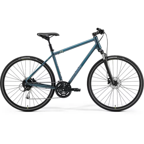Merida Kerékpár 2021 Crossway 100 Zöldeskék-Kék(Ezüst-Kék/Lime)