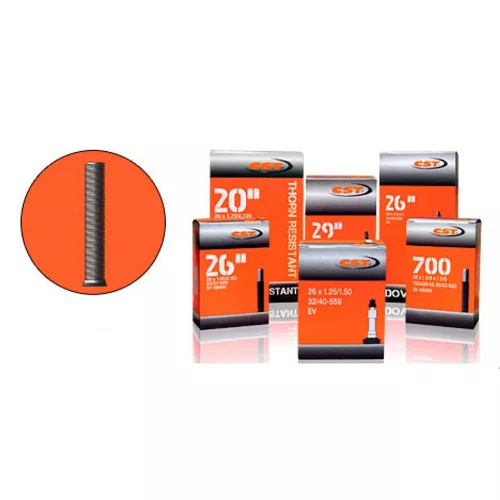 Kerékpár Belső Gumi Cst 26 x 1,25-1,5 (32/40-559) Autó Szelep = Motor, Schrader, AV, SV