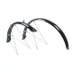 Kerékpár Sárvédő Bikefun Mtb aluplastic fekete 58 mm, 26"