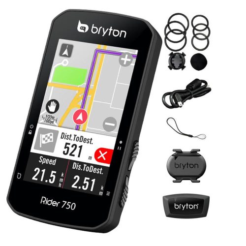 Kerékpár Computer Bryton Rider 750T Gps Szett