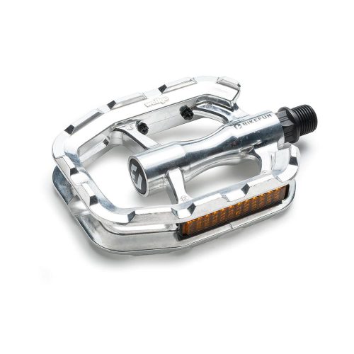 Pedál Kerékpárra Bikefun Sole Trekking Egyrészes Alu, Ezüst