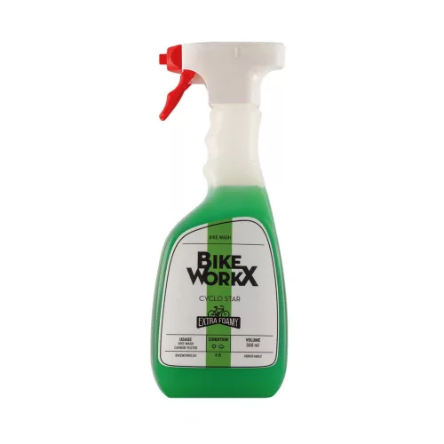 Kerékpár Tisztítószer Bikeworkx Cyklo Star Hab Spray 500 Ml