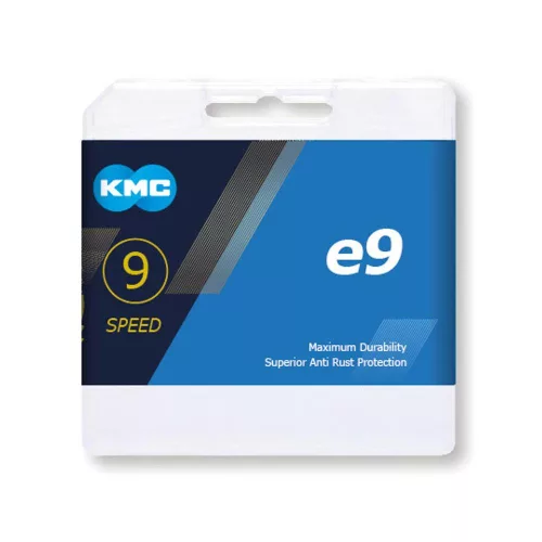 Lánc Kerékpárra Kmc E9 9 Speed E-Bike 1/2x11/128 136L Silver