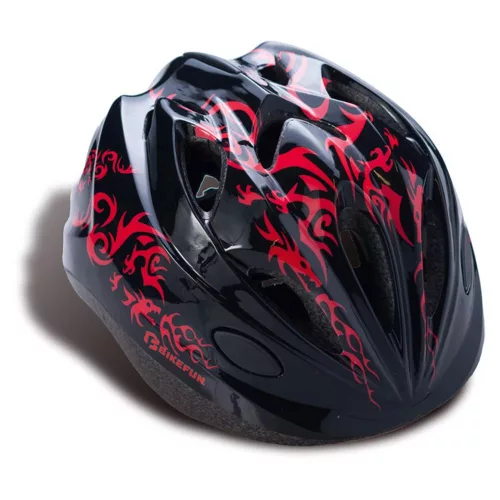 Kerékpáros Bukósisak Bikefun Moxie Fek/Fehér S 48-52 Cm