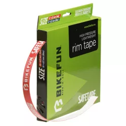   Felniszalag Kerékpárba Bikefun Safetape Öntapadós 18Mmx45M Piros (18-622)