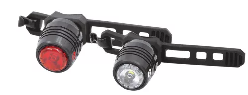 Lámpa Kerékpárra Bikefun Knob III Usb Alu Szett