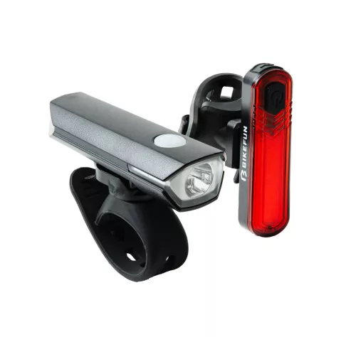 Lámpa Kerékpárra Bikefun Stone 200 Usb Szett