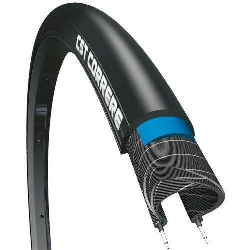 Kerékpár Külső Gumi Cst Correre 25-622 (700X25C) C1691 Folding Eps Defektvédelemmel