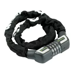  Kerékpár Lakat Bikefun Citychain Code4 lánc 6x860mm Számzáras