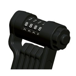 Kerékpár Lakat Bikefun Barricade Fekete Számkódos