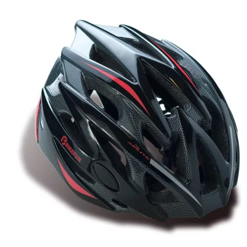 Kerékpáros Bukósisak Bikefun Edge Pir/Szür L58-61 Cm