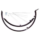 Kerékpár Sárvédő Bikefun Mtb Alu Plastic Matt Fekete