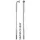 Küllő Sapim Cx-Ray Inox 14G J-Bend Fekete + Polyax Alu 14G 14Mm Fekete