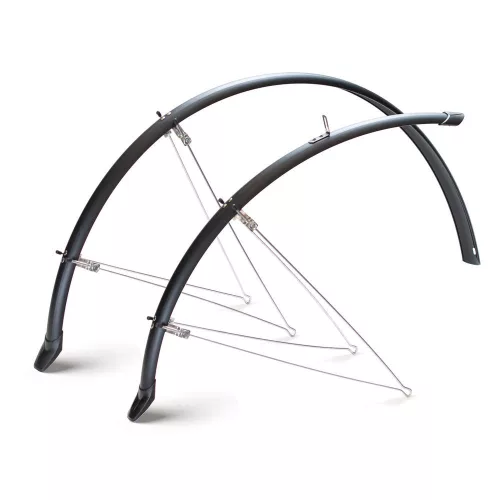 Kerékpár Sárvédő Bikefun Wrap Road Alu Plastic Fekete