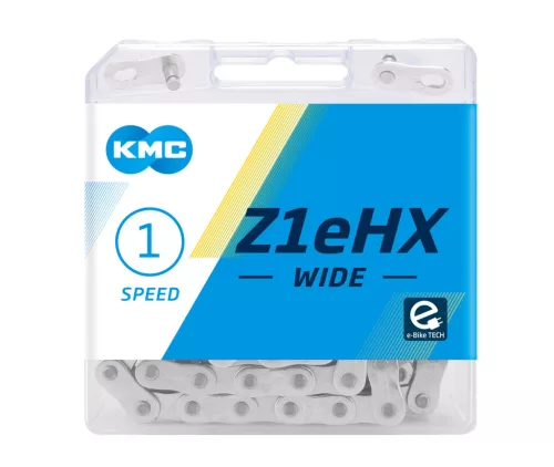Lánc Kerékpárra Kmc 1/2x1/8 112L Ezüst Agyváltóhoz
