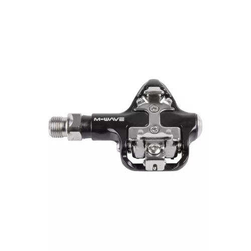 Pedál Kerékpárra 9/16" Spd Clipless Alu M-Wave Drag-R2 - Crmo Tengely Fekete