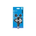 Pedál Kerékpárra 9/16" Spd Clipless Alu M-Wave Drag-R2 - Crmo Tengely Fekete