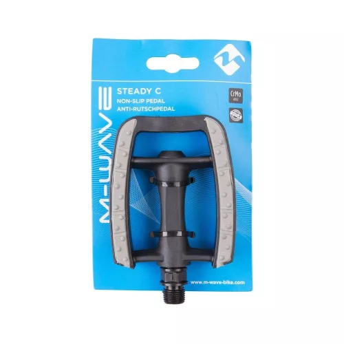 Pedál Kerékpárra 9/16" Műanyag Non-Slip Cr-Mo Tgly M-Wave Fekete
