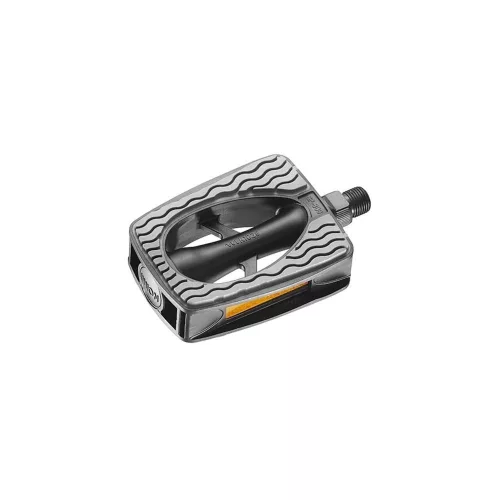 Pedál Kerékpárra 9/16" Non-Slip Műanyag Union Sp-809 Golyós + Prizma Fekete/Szürke
