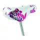Nyereg Kerékpárra Monte Grappa 450 12"-14" Csővel Fehér/Pink