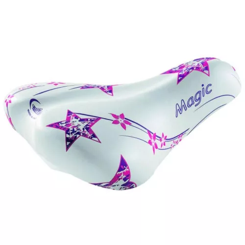 Nyereg Kerékpárra Monte Grappa 997 20"-24" Fehér/Pink