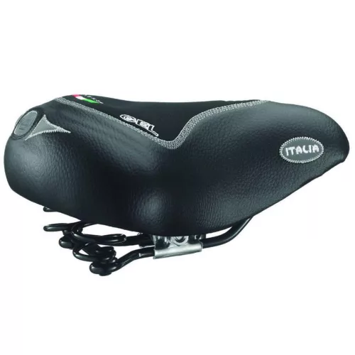 Nyereg Kerékpárra Monte Grappa 1101 Max Comfort Géles Fekete