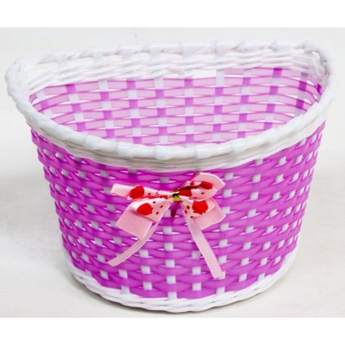 Kosár Kerékpárra Gyermek Műanyag Első 22x15x15 Masnis