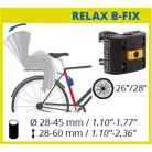 Gyerekülés Kerékpárra Hátsó Tiger Relax B-Fix Csomagtartóra