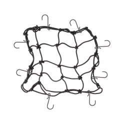 Gumipók Hálós 8 Akasztóval 25cm Fekete Ventura