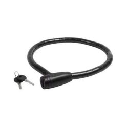   Kerékpár Lakat Páncél Kulcsos 18x800mm Füstszínű M-Wave