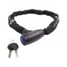 Kerékpár Lakat Láncból 6X6X850Mm Textilben Kulcsos M-Wave