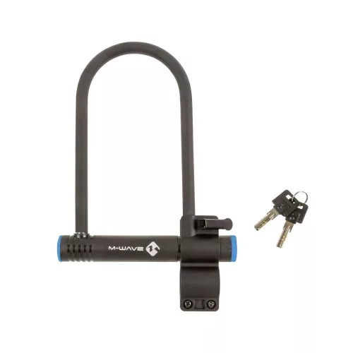 Kerékpár Lakat U + Tarto Kulcsos 197X245 14Mm M-Wave