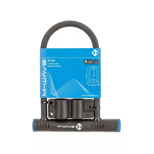 Kerékpár Lakat U + Tarto Kulcsos 197X245 14Mm M-Wave
