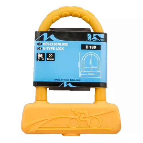 Kerékpár Lakat U 142X189Mm Szilikonos Kulcs M-Wave